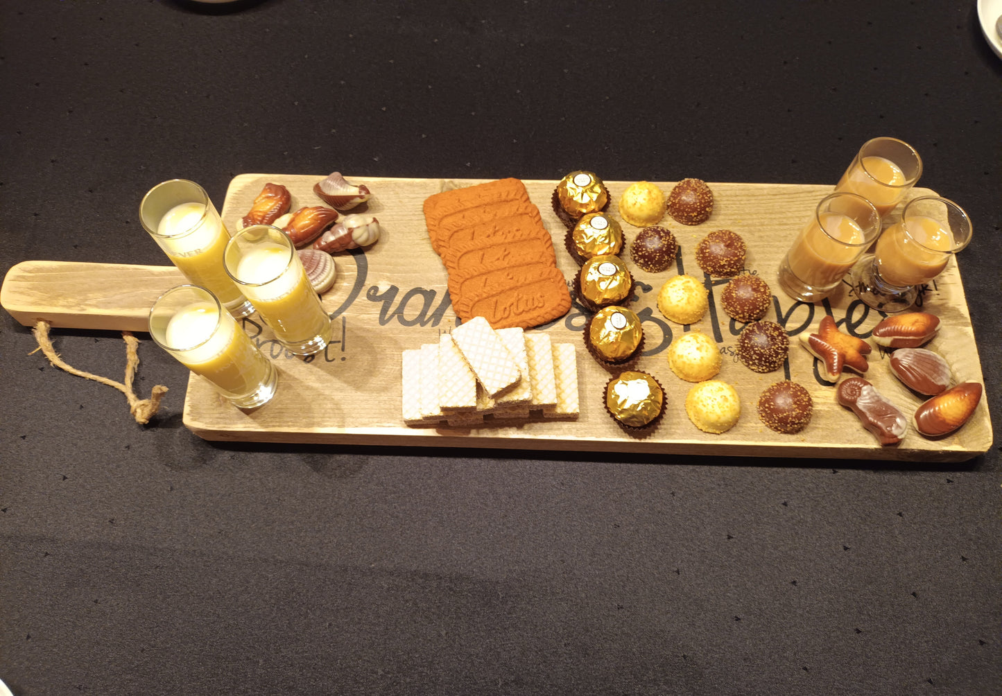 Tapasplank - Met tekst - Bread - 50 cm - Borrelplank - Snijplank