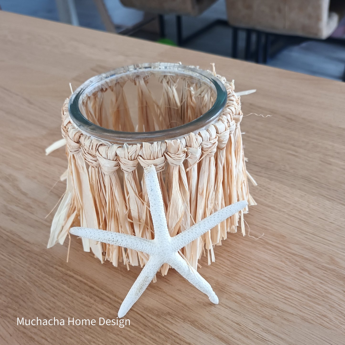 Kaarsenhouder IBIZA exotische riet