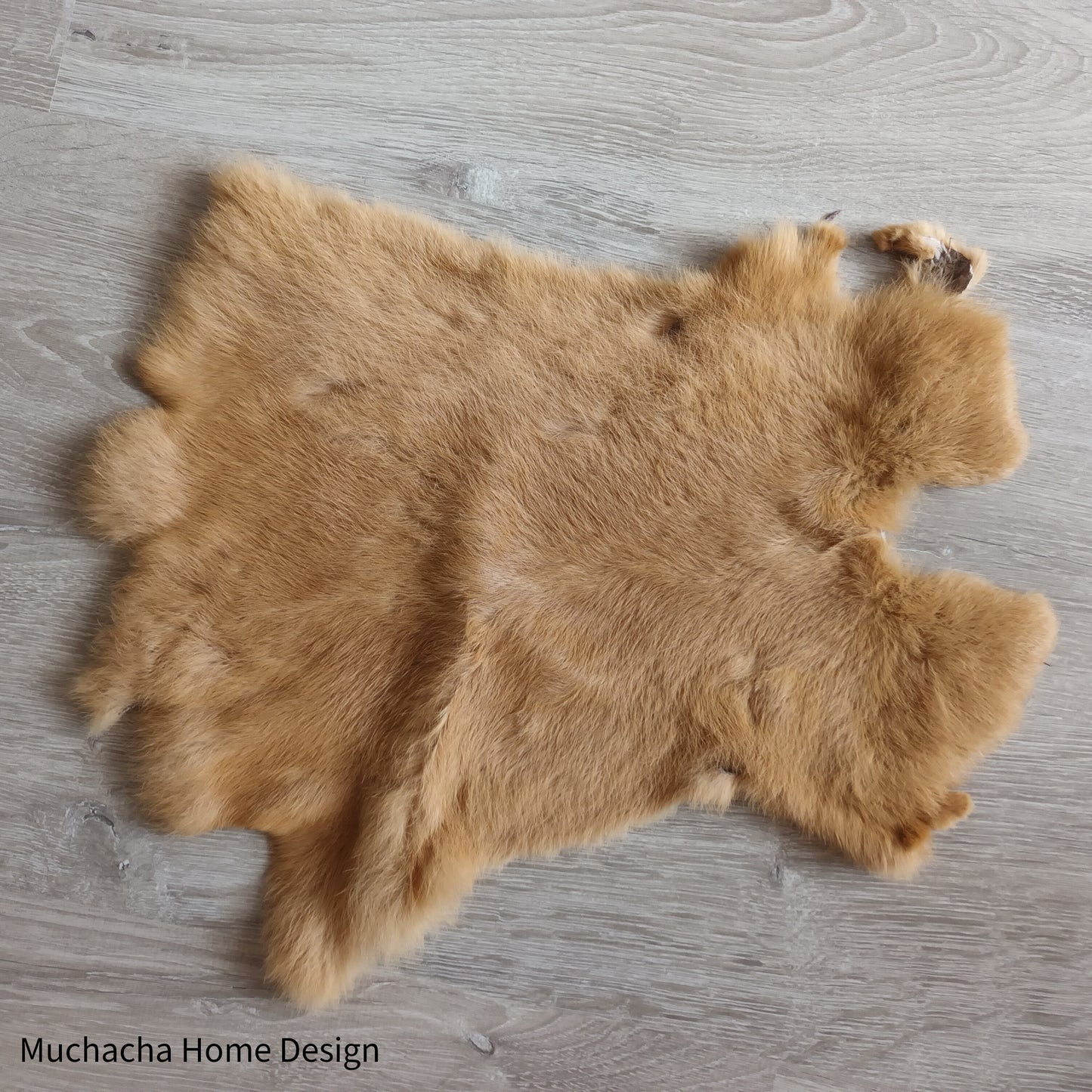 Konijnenvelletje - Licht bruin - Decoratief - Mars&More