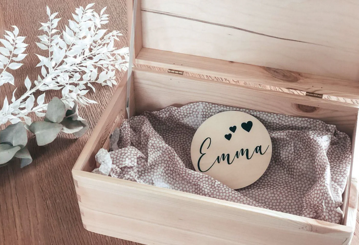 Geboortebox - Herinneringsbox - Gepersonaliseerd - Interieur - Cadeaus - Muchacha Home Design - Dendermonde