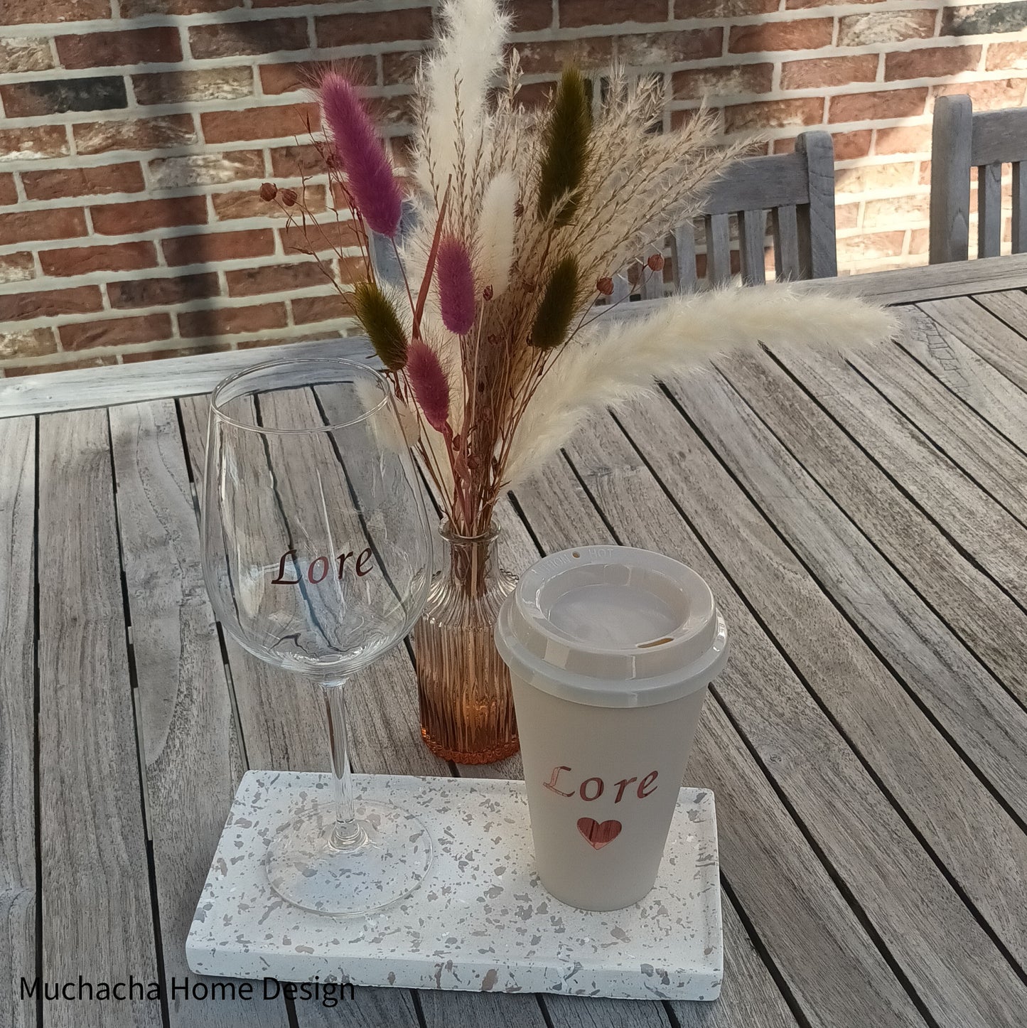 Gepersonaliseerd wijnglas - Gepersonaliseerde drinkbeker - Bedrukking - Muchacha Home Design - Dendermonde