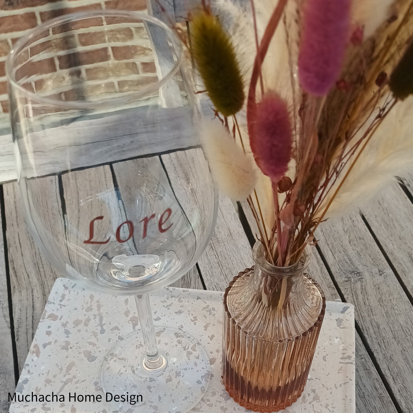 Gepersonaliseerd wijnglas - Gepersonaliseerde drinkbeker - Bedrukking - Muchacha Home Design - Dendermonde