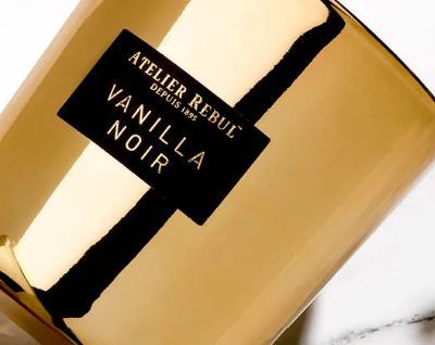 Geurkaars Vanilla Noir Atelier Rebul