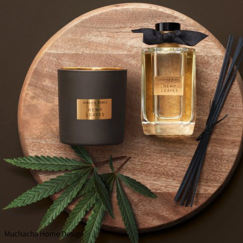 Geurstokjes - Hemp Leaves - Atelier Rebul - Kruidig - 200 ml