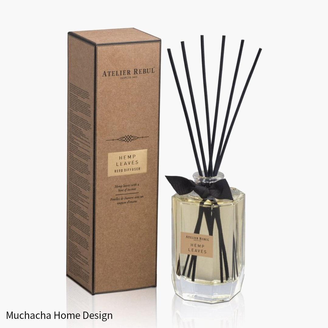 Geurstokjes - Hemp Leaves - Atelier Rebul - Kruidig - 200 ml