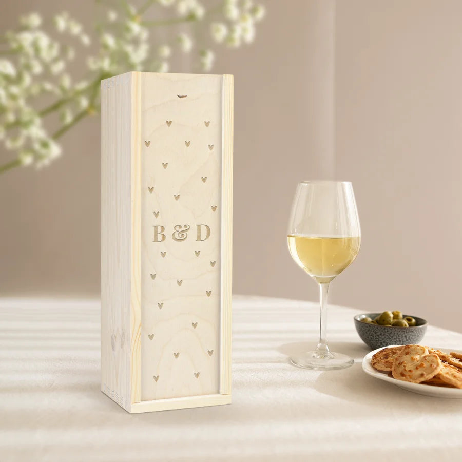 Wijnkist - Cadeau - Gepersonaliseerd - Peter vragen - Vaderdag - Einde schooljaar cadeau -Interieuraccessoires - Muchacha Home Design - Dendermonde