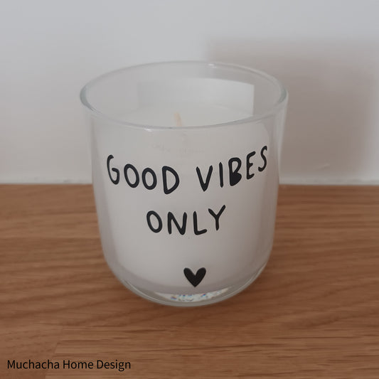 Geurkaars - Good vibes only - Geur Jasmijn
