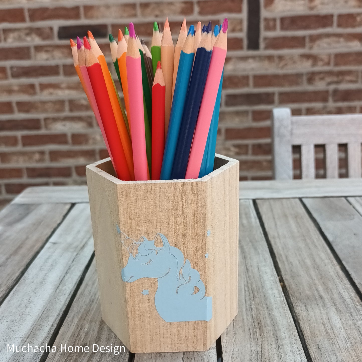 Pennenhouder - Met naam gepersonaliseerd - Hout