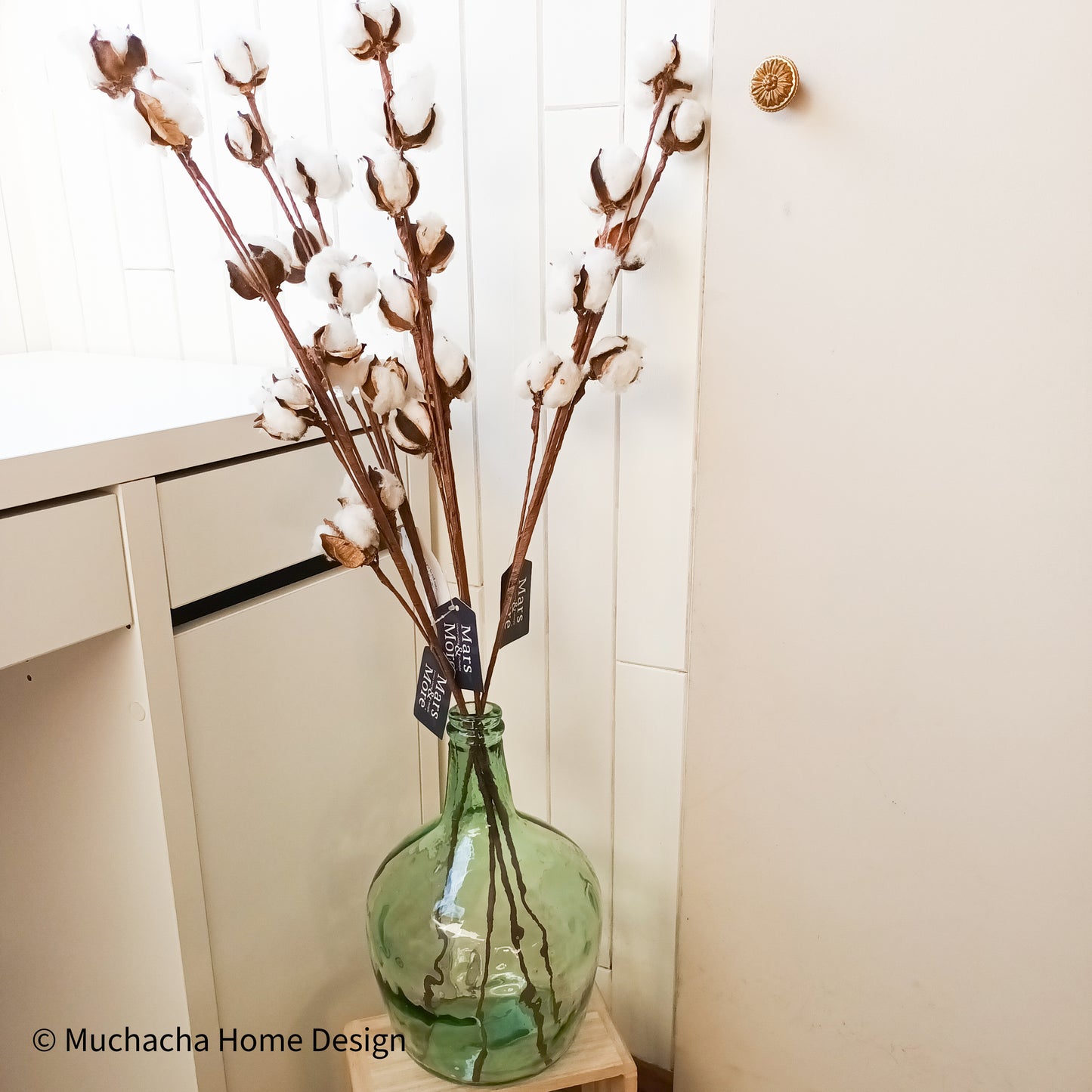 Katoenplant - Kunstbloem - Decoratief