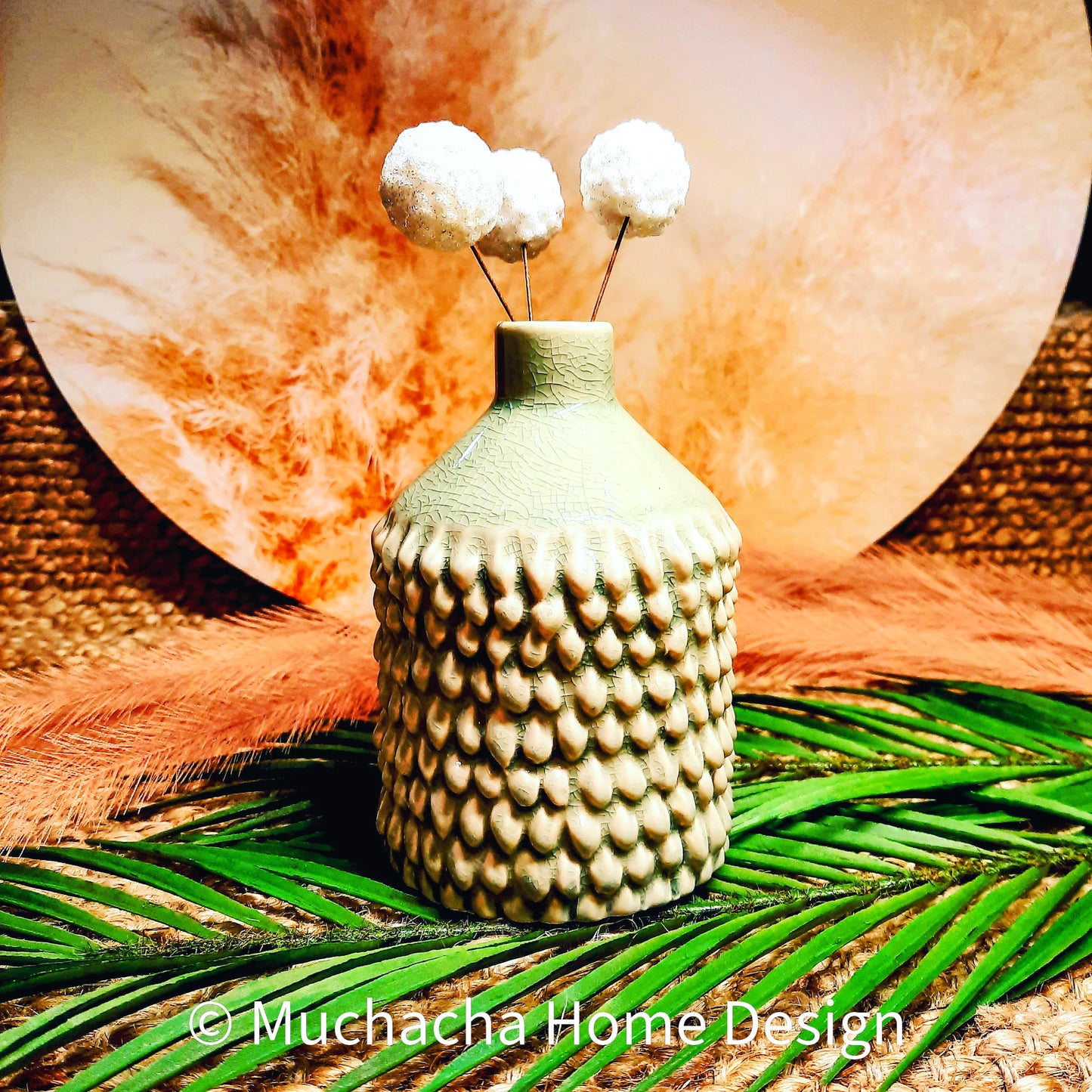 Koraalvaas - Decoratie - Wooninspiratie - Design - Droogbloemen - Cadeau