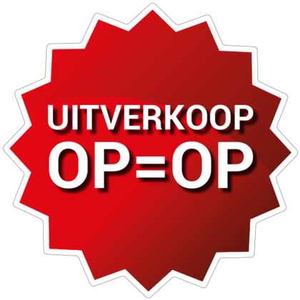 Heropening vernieuwde winkel 21 september - UITVERKOOP (plaats maken nieuwe collectie)