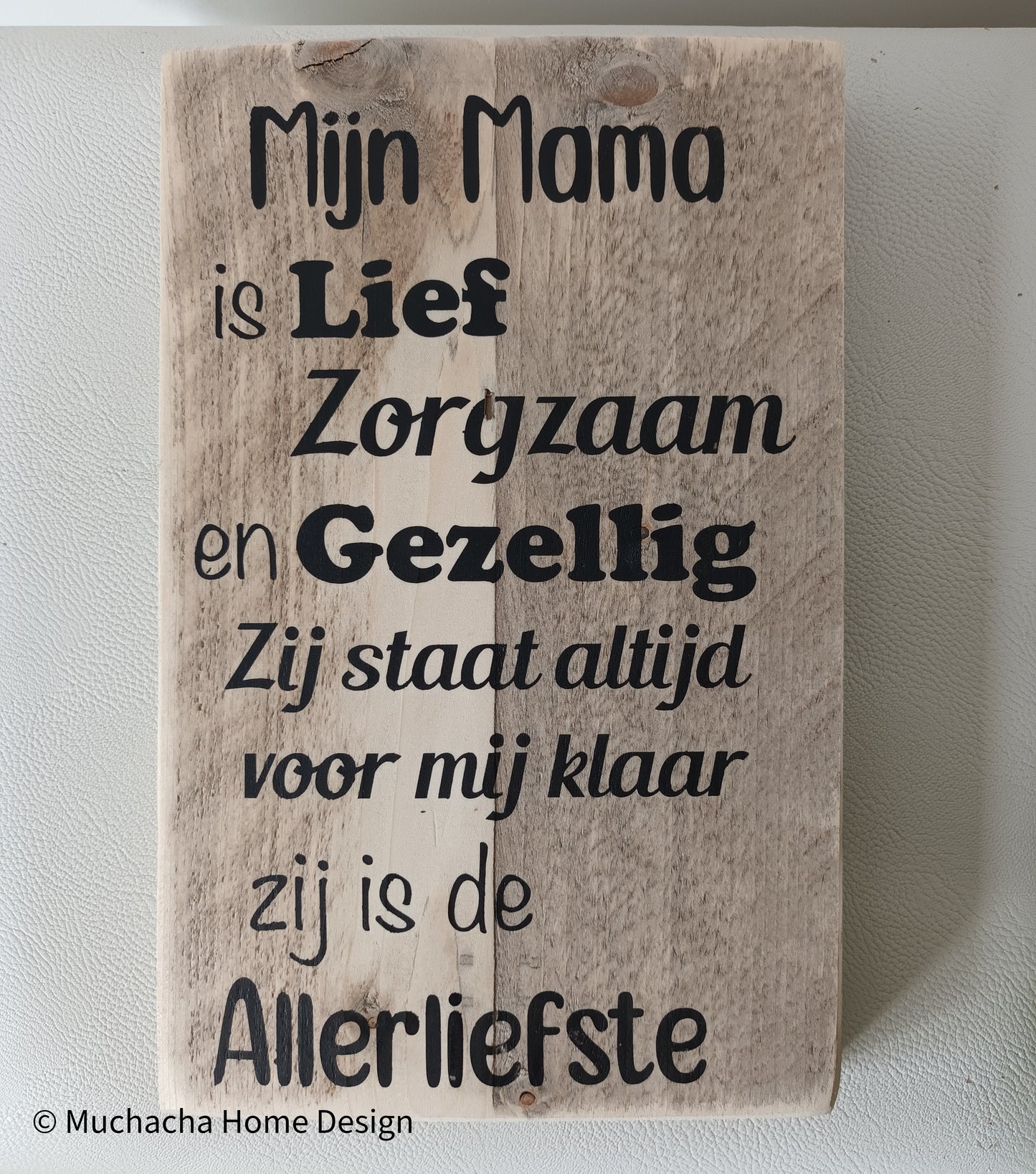 Houten plank voor mama - Moederdag - Verjaardag mama