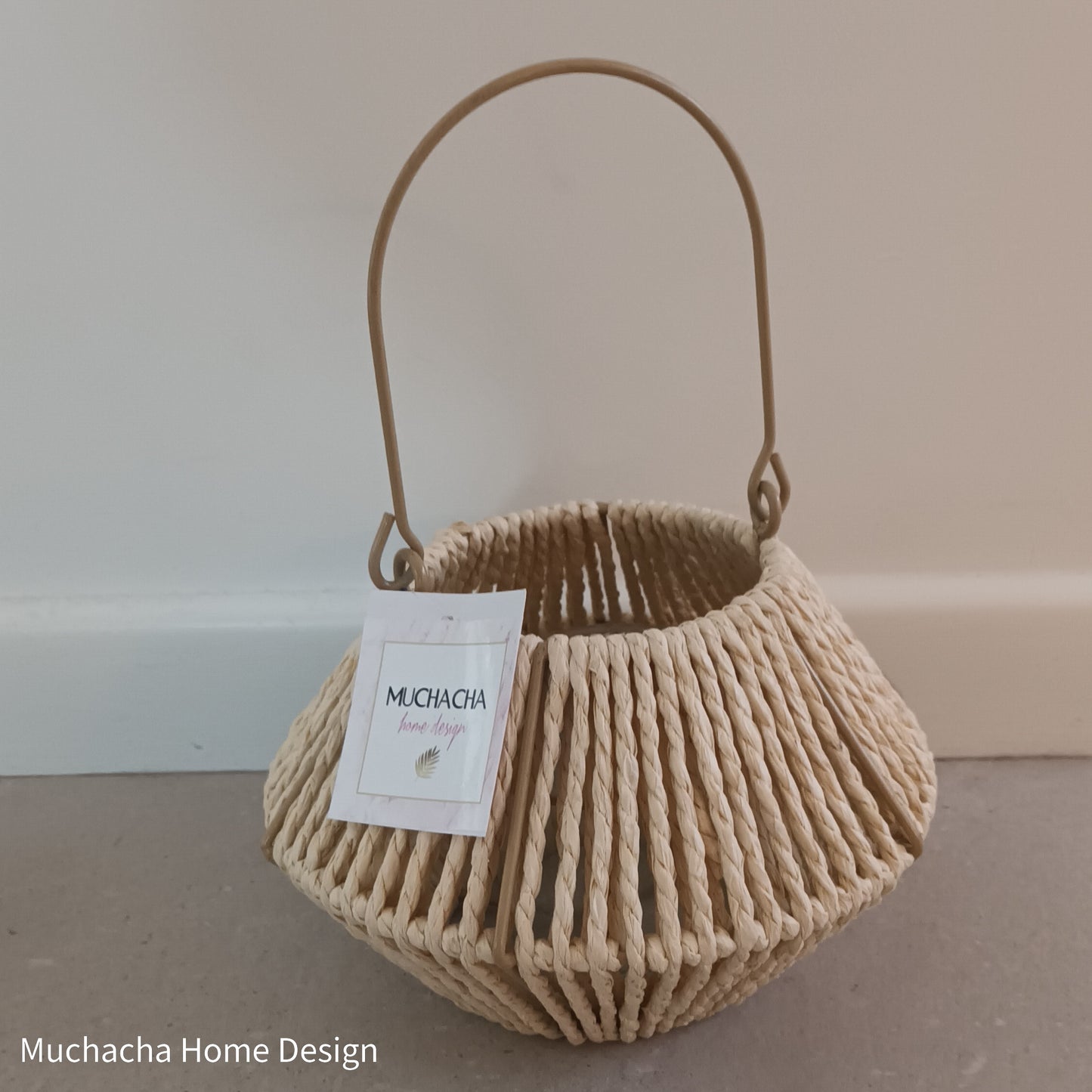 Lantaarn - Windlicht - Beige- Interieuraccessoires - Muchacha Home Design - Dendermonde