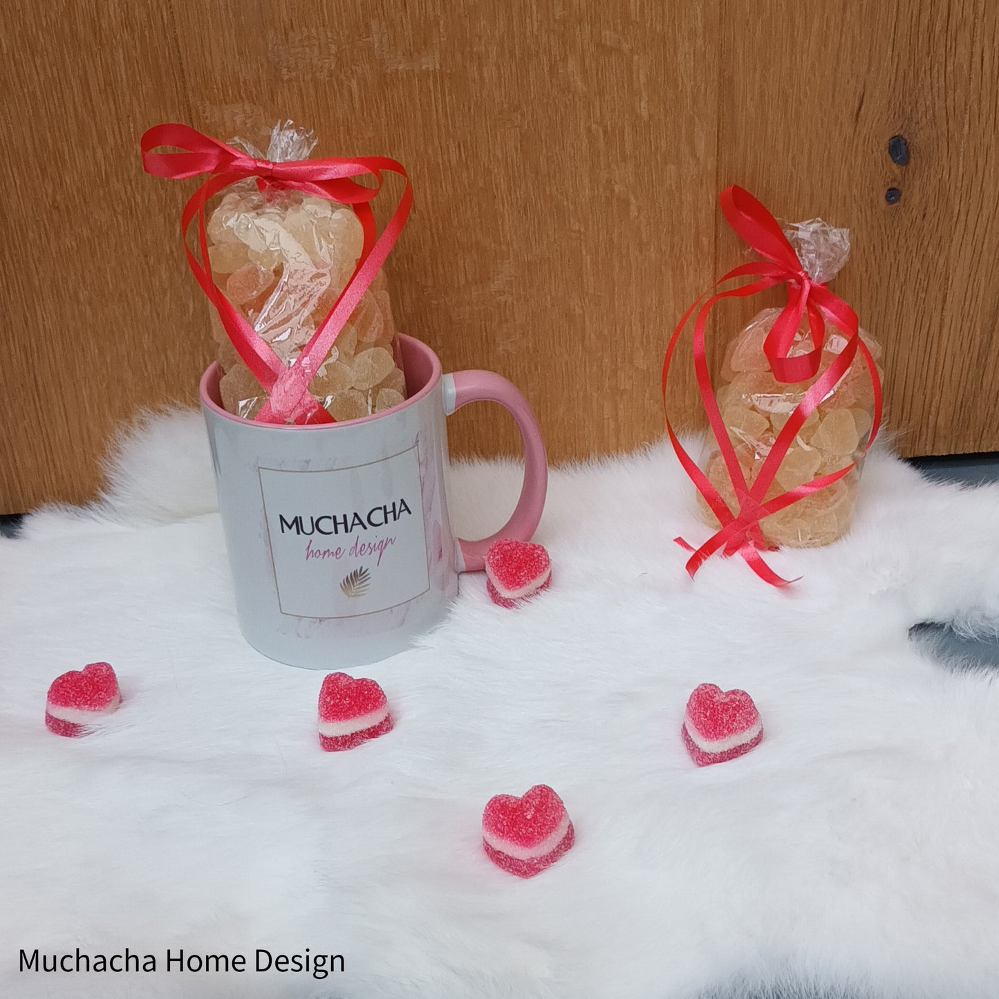 Tas - Valentijn - Roos - Muchacha Home Design - Hartensnoepjes
