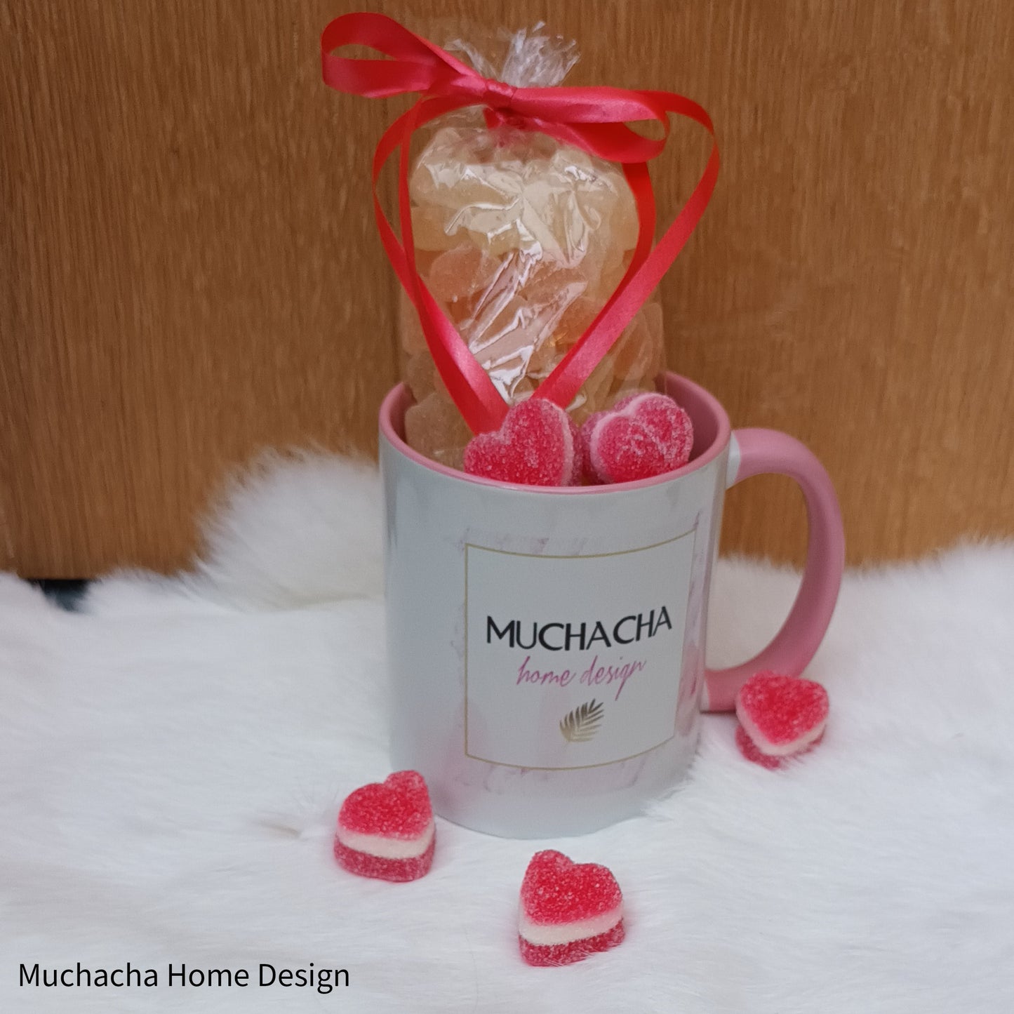 Tas - Valentijn - Roos - Muchacha Home Design - Hartensnoepjes