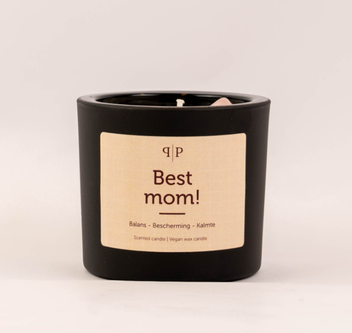 Geurkaars - Best Mom - Edelstenen - Cadeautip - Moederdag - Muchacha Home Design - Dendermonde