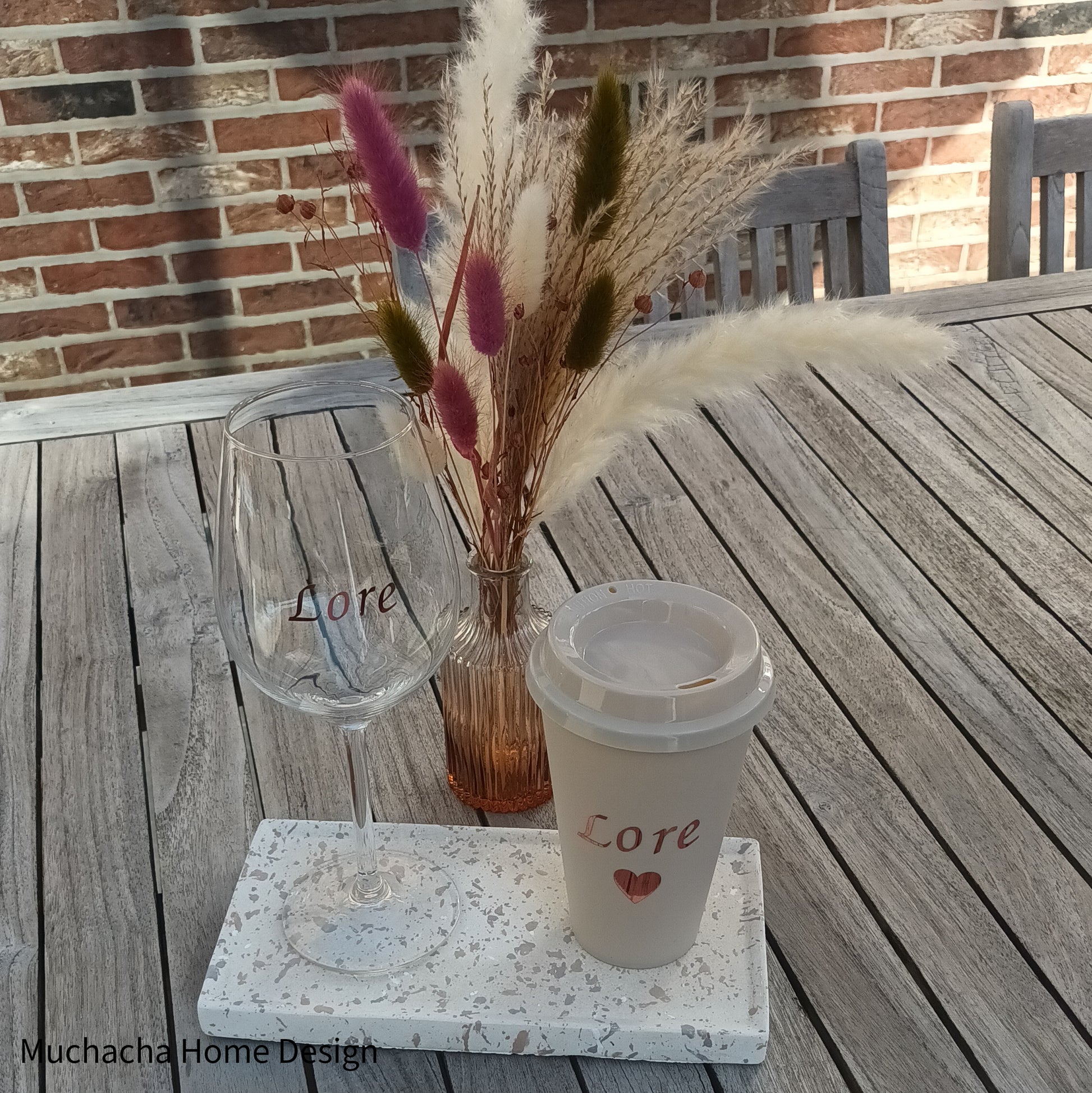 Gepersonaliseerd wijnglas - Gepersonaliseerde drinkbeker - Bedrukking - Muchacha Home Design - Dendermonde