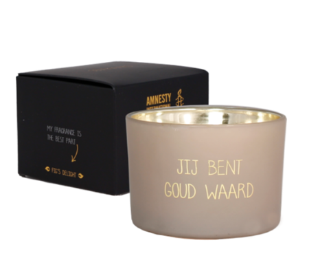 Geurkaars - Jij bent goud waard