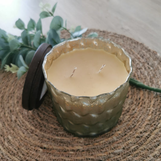 Luxueuze geurkaars - 2 Lonten - Goud