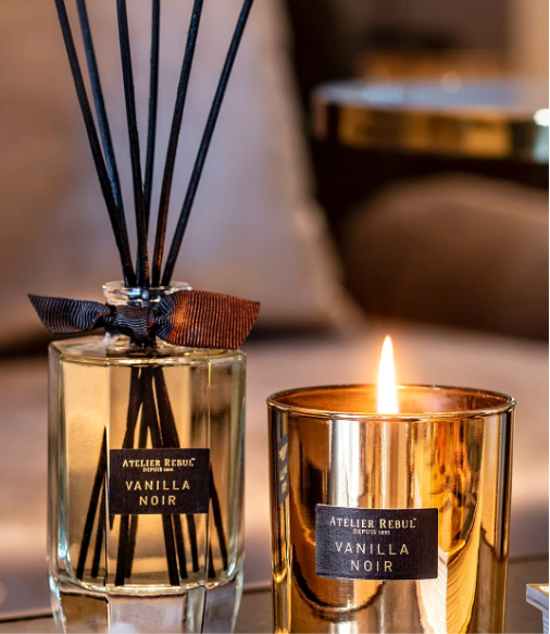 Geurkaars Vanilla Noir Atelier Rebul