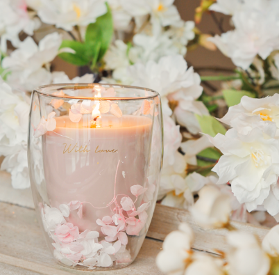 Luxe geurkaars - With Love - Theetas