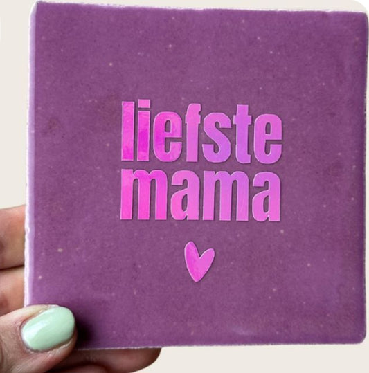 Tegel - Liefste mama - Gepersonaliseerd