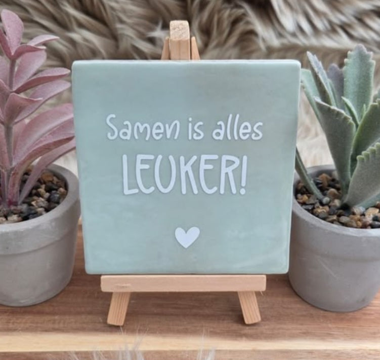 Tegel - Liefste mama - Gepersonaliseerd