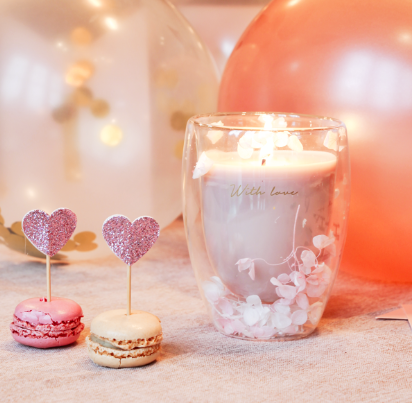 Luxe geurkaars - With Love - Theetas